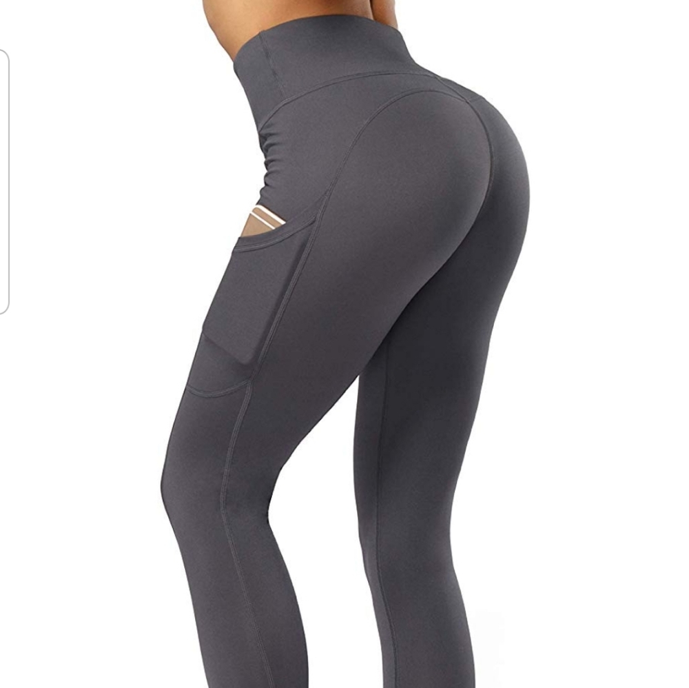 Deep grey Workout Training Leggings